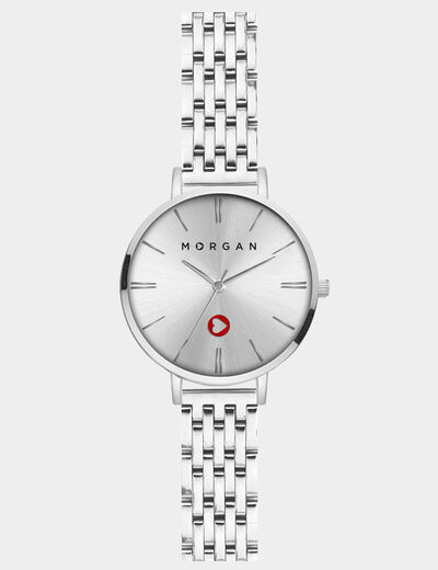 Horloge couleur argent vrouw