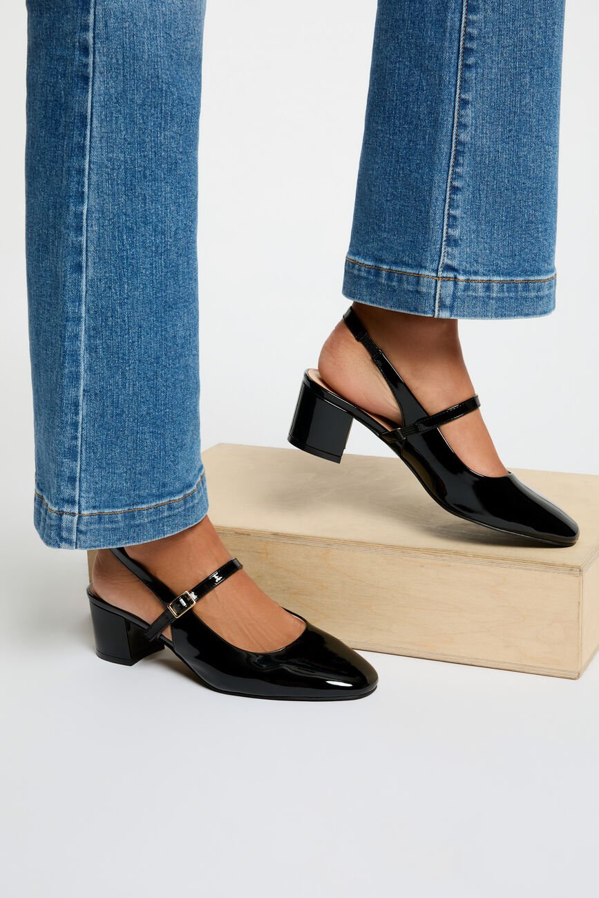 Haksandalen zwart vrouw