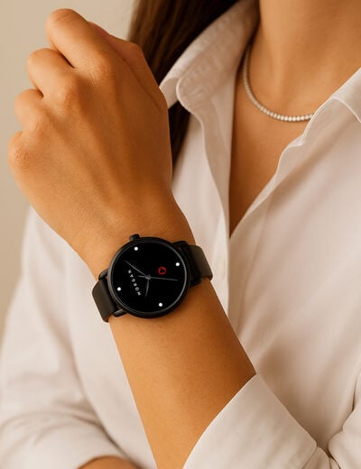 Montre noir femme