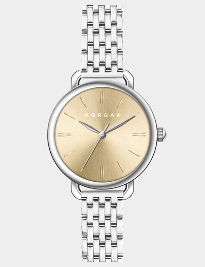 Horloge couleur argent vrouw