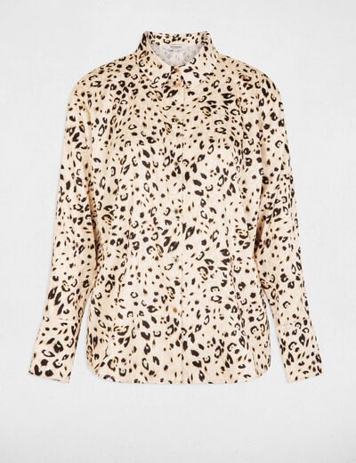 Chemise ajust&eacute;e multicolore femme