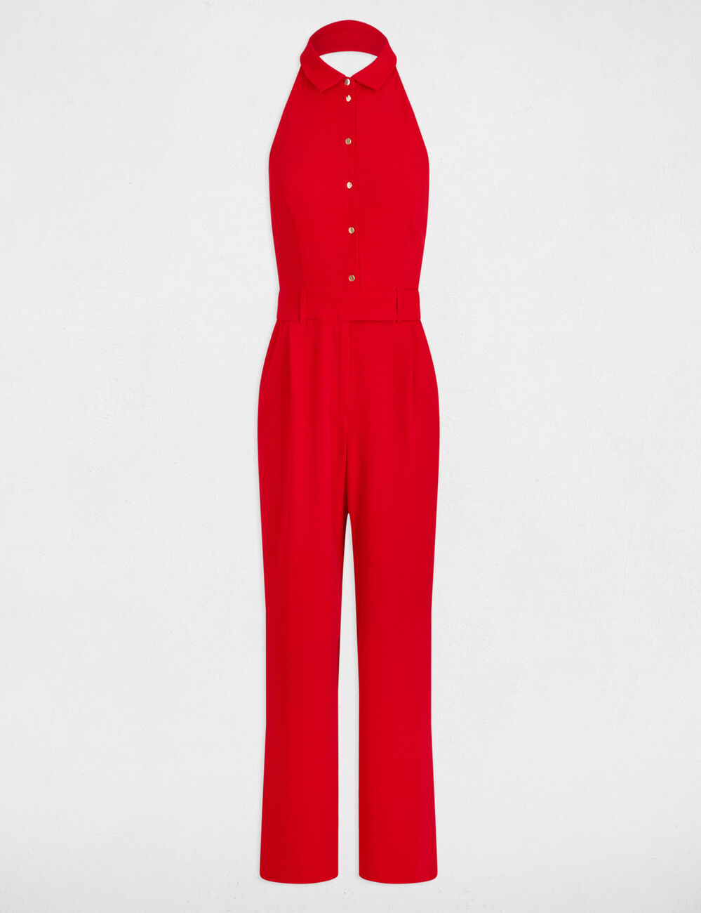 Combinaison longue rouge femme