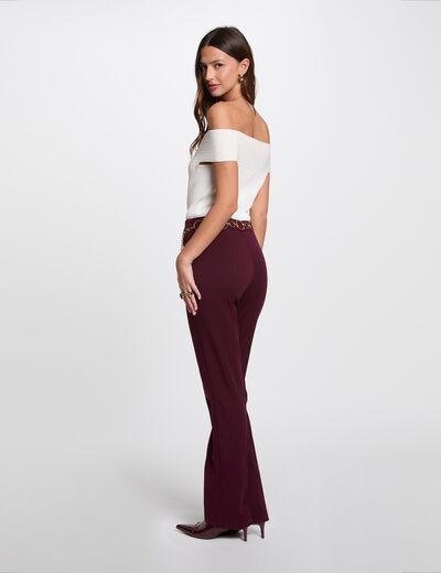 Pull col bardot blanc femme