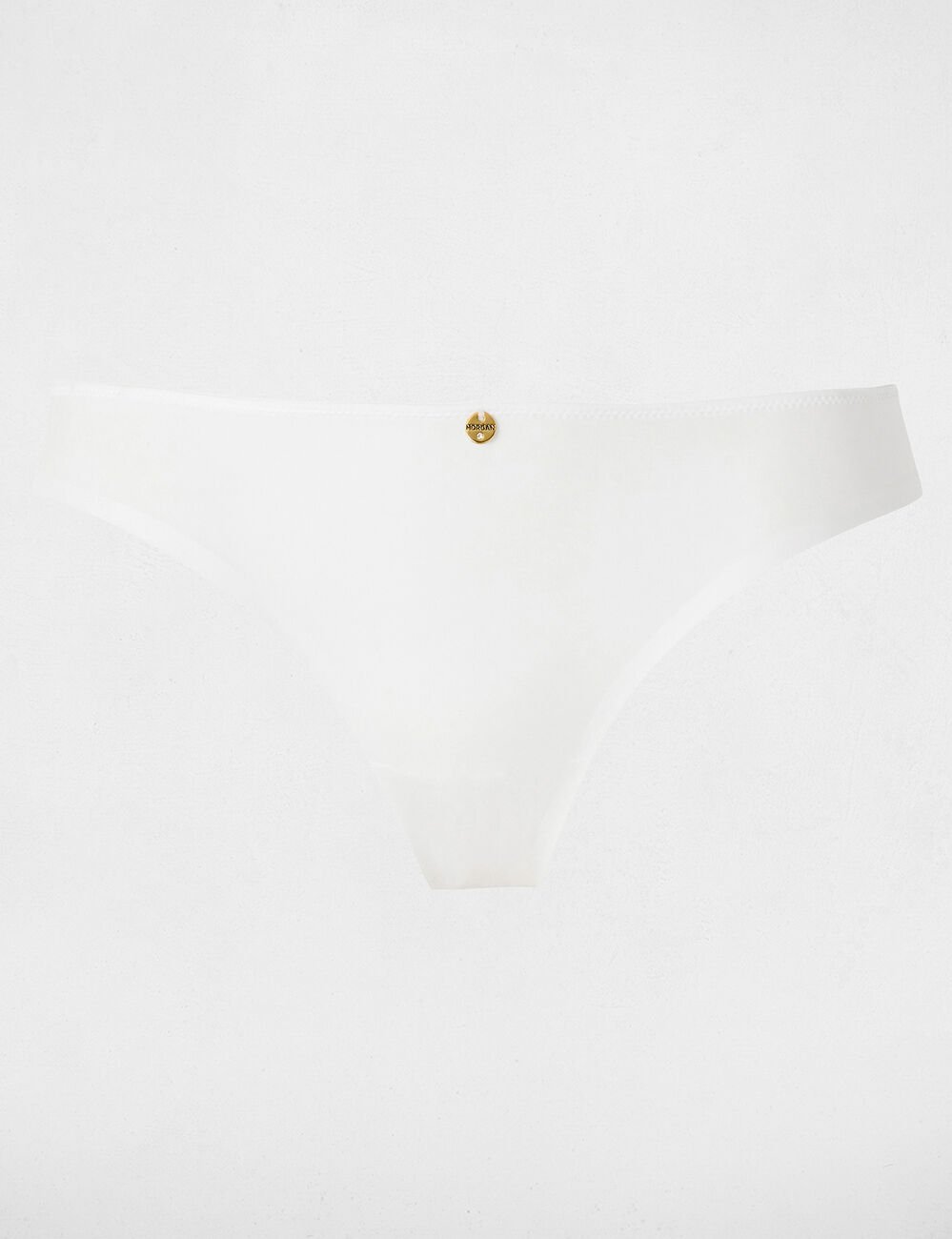 Tanga dentelle blanc femme
