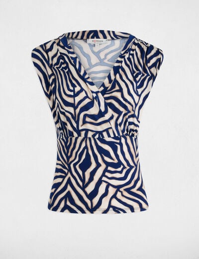 T-shirt met korte mouwen meerkleurig vrouw