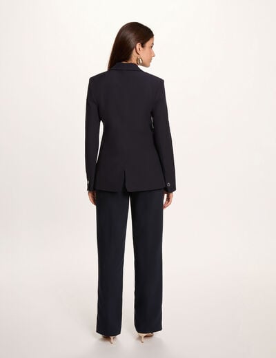 Blazerjas marineblauw vrouw