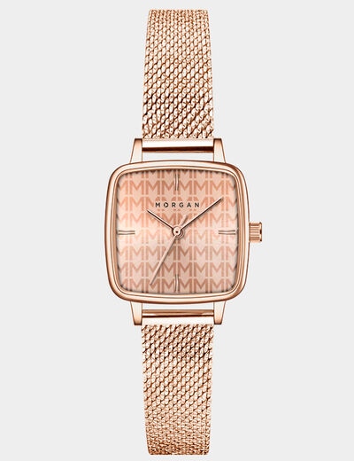 Montre classique rose femme