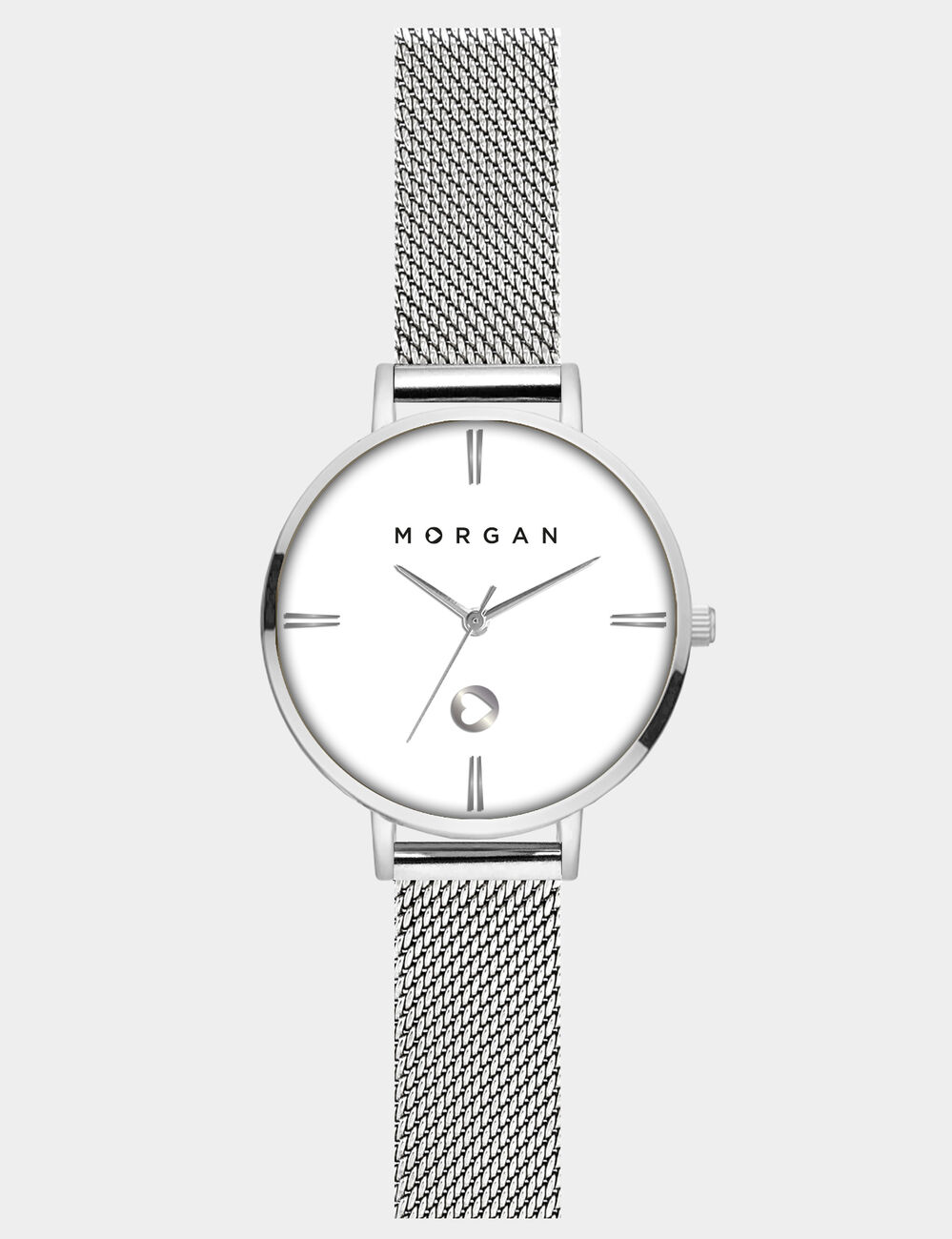 Montre couleur argent femme