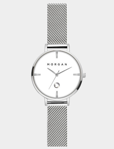 Horloge couleur argent vrouw