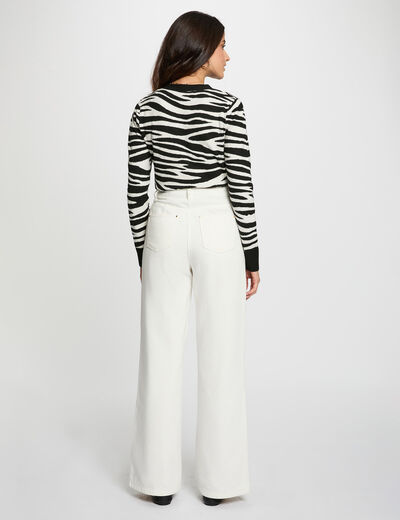 Cropped gilet met V-hals zwart vrouw