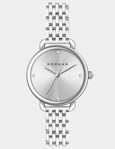 Horloge couleur argent vrouw