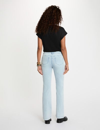 T-shirt met korte mouwen zwart vrouw