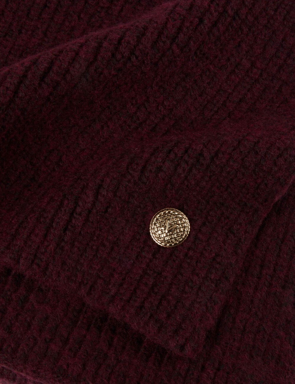 &Eacute;charpe maille prune femme