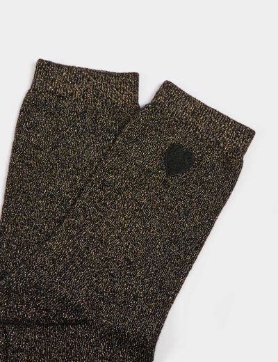 lot 3 chaussettes coeur multicolore femme meerkleurig vrouw