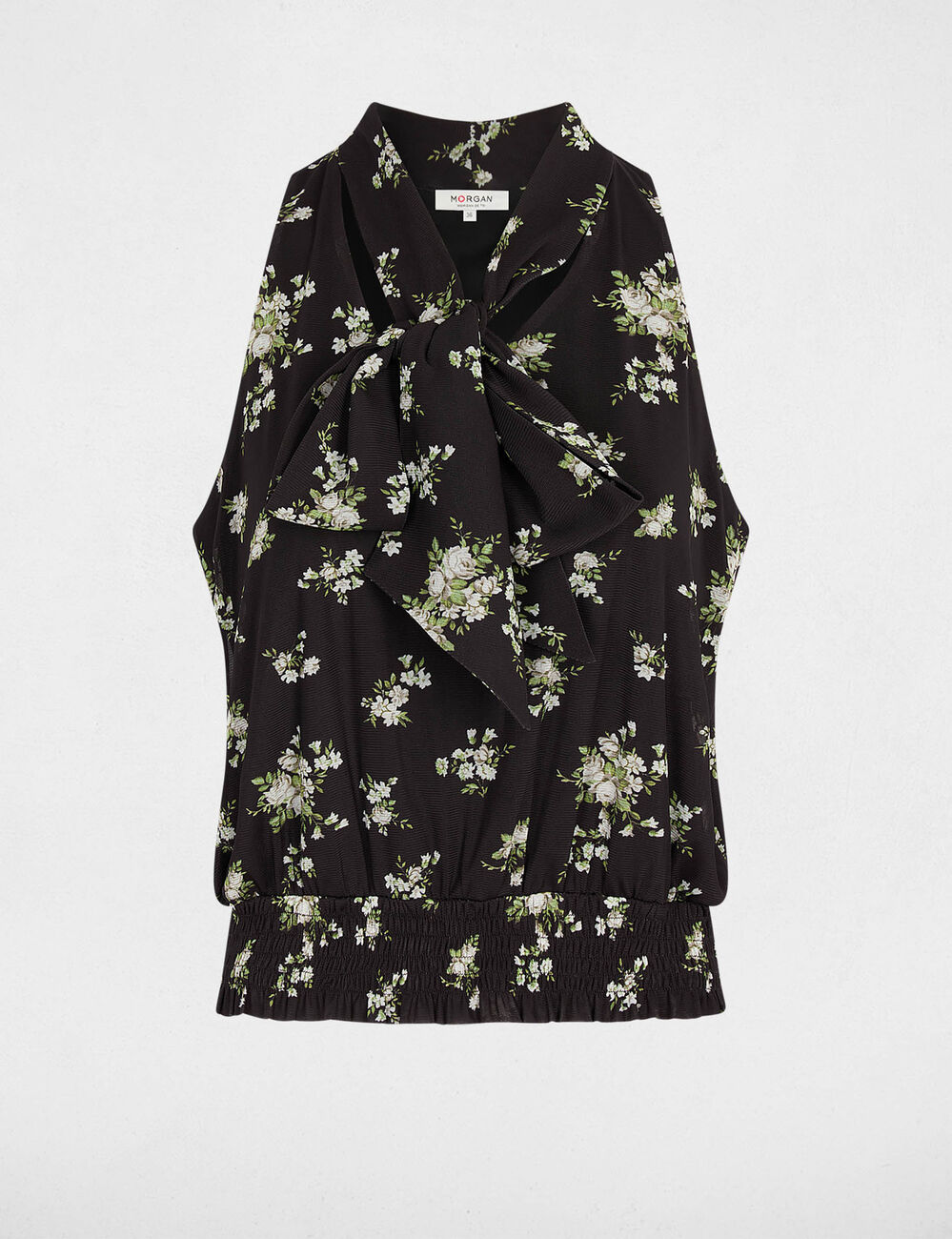 D&eacute;bardeur col lavalli&egrave;re multicolore femme