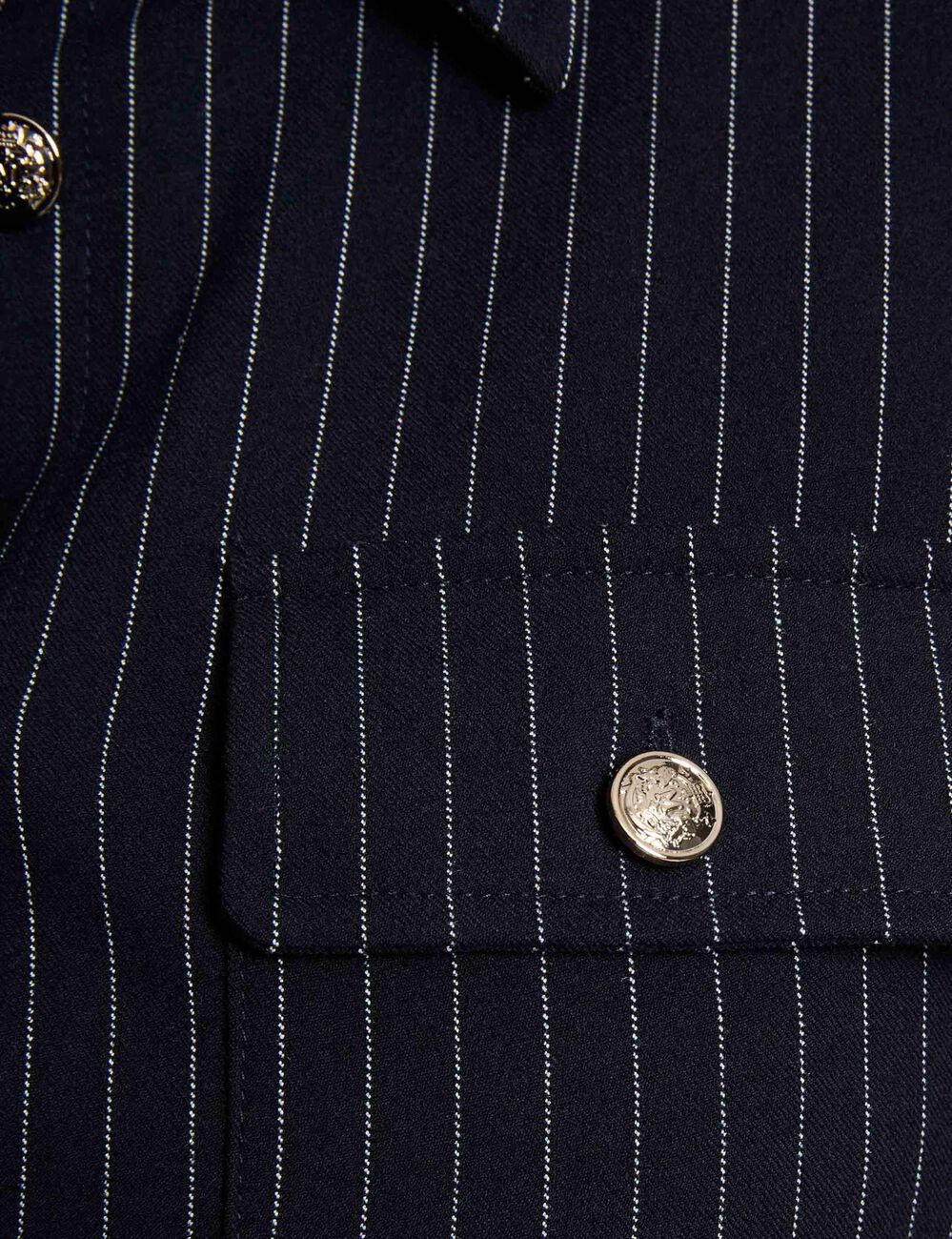 Korte aansluitende jurk marineblauw vrouw