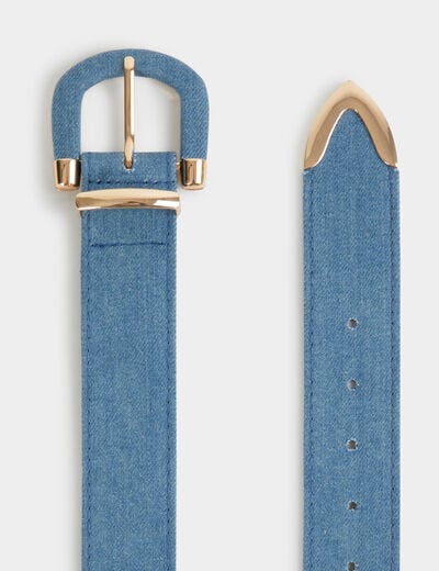 Riem voor jeans stone washed denim vrouw