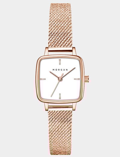 Montre rose femme