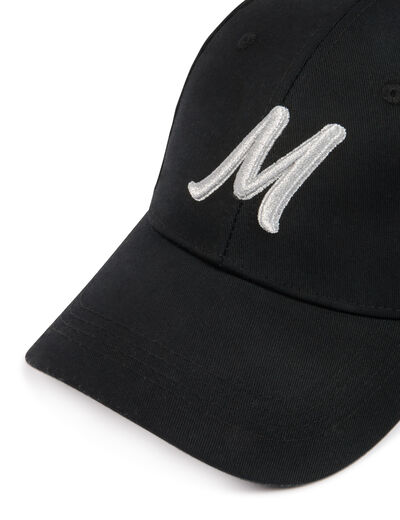 Casquette brodée M noir femme