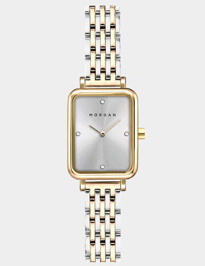 Montre classique jaune or femme