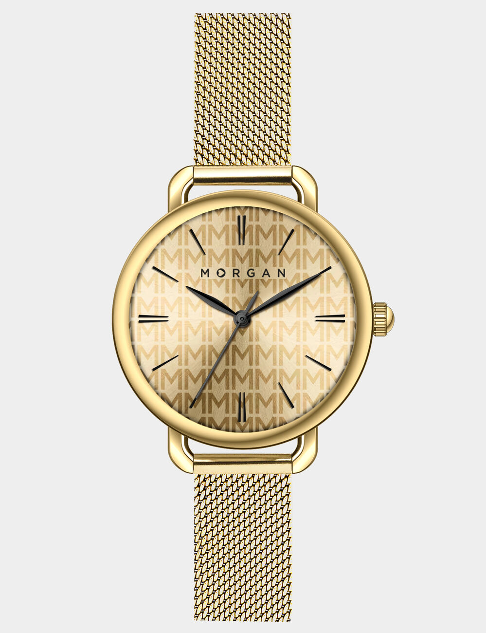 Montre classique jaune or femme