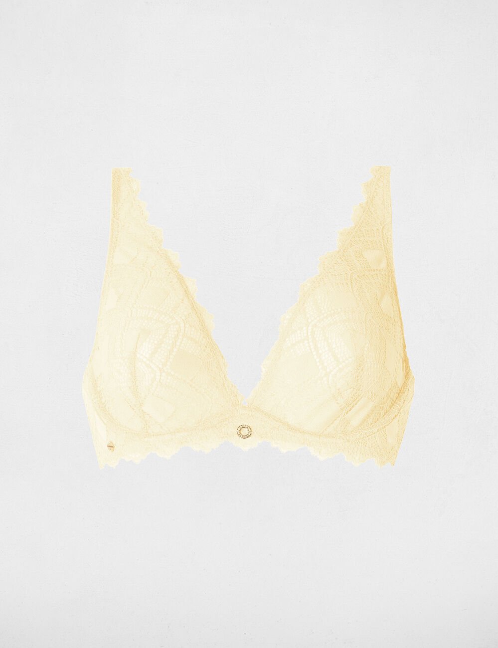 Kanten bh met fijne bandjes jute vrouw