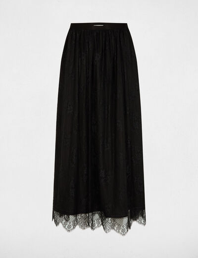 jupe longue dentelle noir femme Jupe longue dentelle noir femme