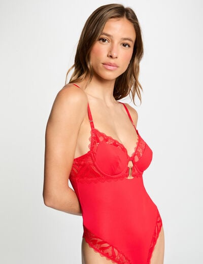 Tanga-body rood vrouw