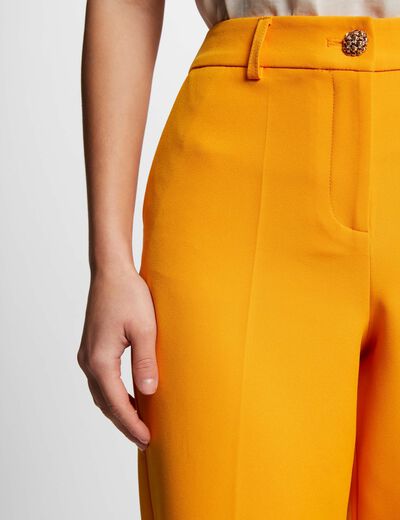 Skinny broek oranje vrouw