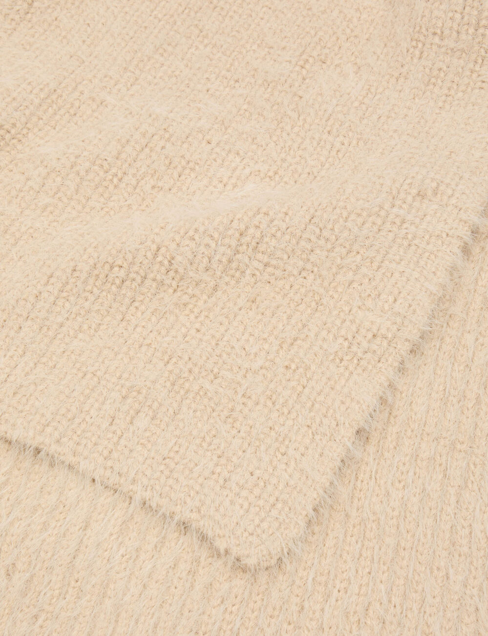 shaggy sjaal beige vrouw Shaggy sjaal beige vrouw