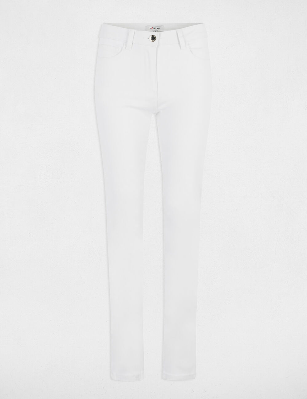 Rechte broek helder wit vrouw