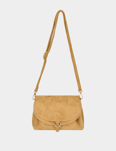 Soepele su&egrave;delook tas beige vrouw