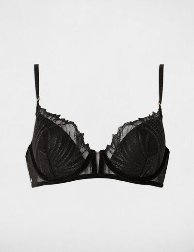 Soutien-gorge dentelle noir femme