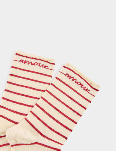 Lot de 3 paires de chaussettes multicolore femme