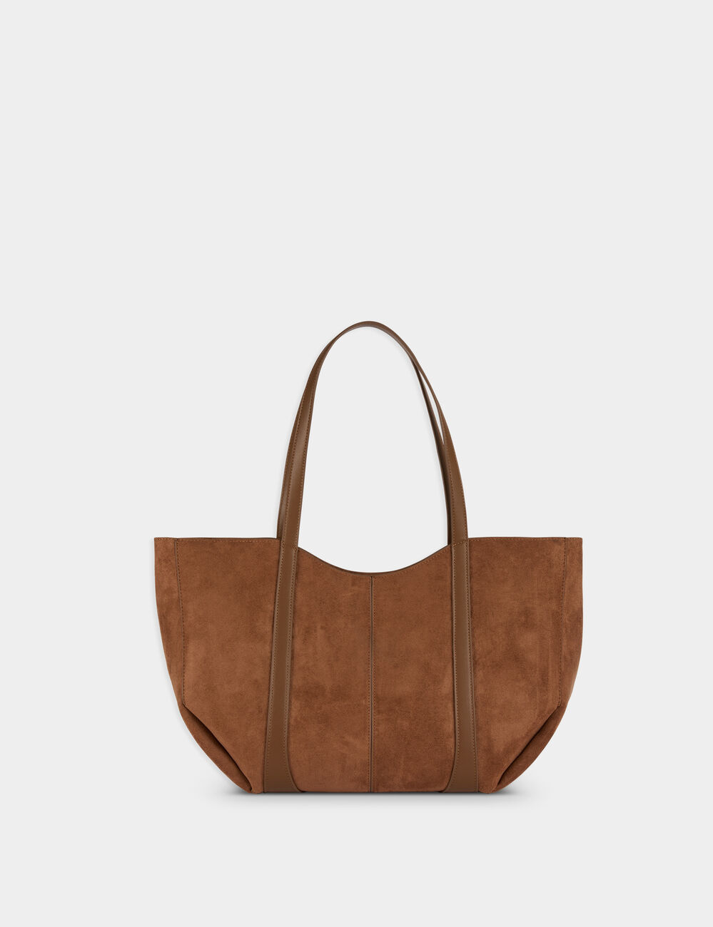 Su&egrave;dine shopper cognacbruin vrouw