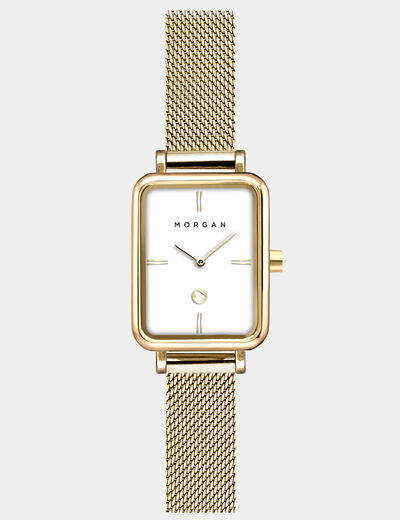 Montre classique jaune or femme