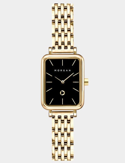 Montre jaune or femme