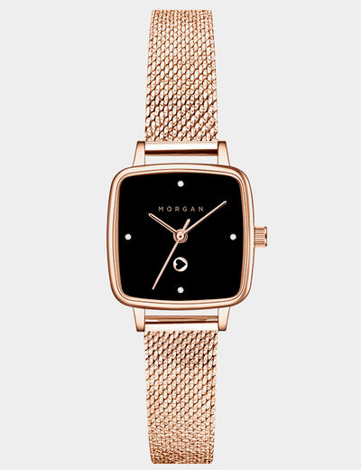 Montre classique rose femme