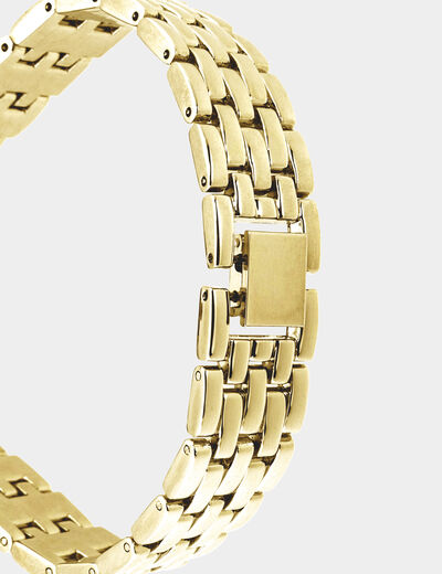 Montre classique jaune or femme