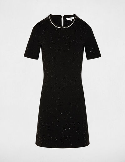robe courte strass noir femme Robe courte strass noir femme