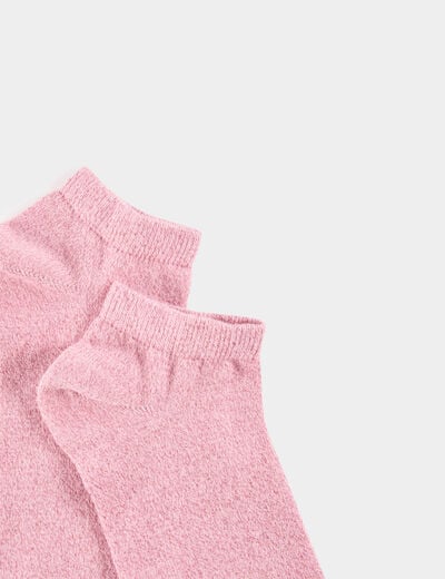 Lot de chaussettes &agrave; motif multicolore femme