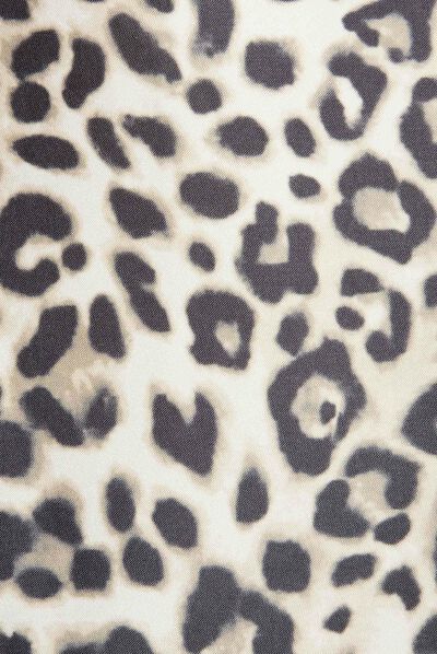 Trench droit ceinturé imprimé léopard multico femme