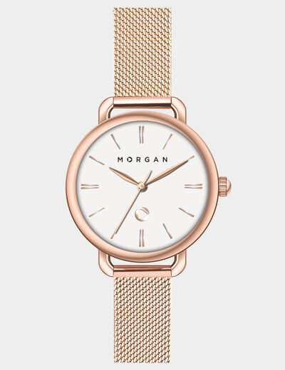 Montre classique rose femme
