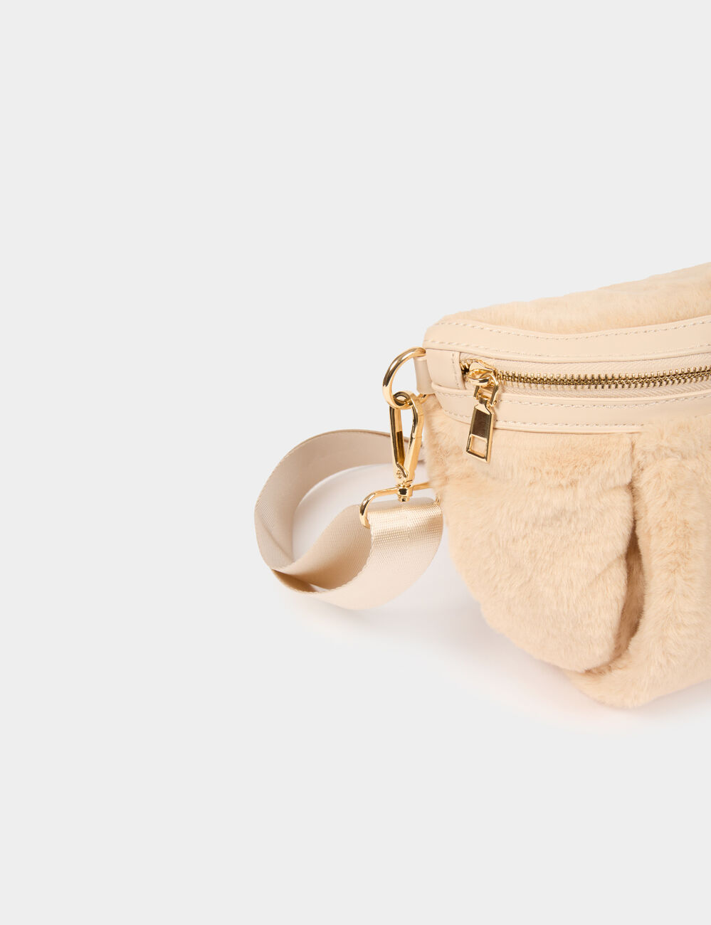 Heuptas van imitatiebont ivoor vrouw