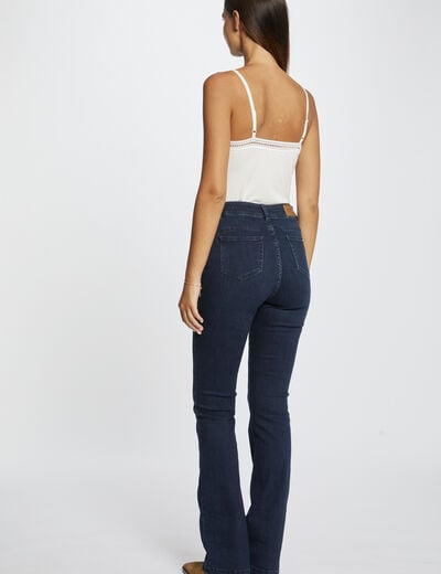 Tanktop met dunne bandjes kant ivoor vrouw