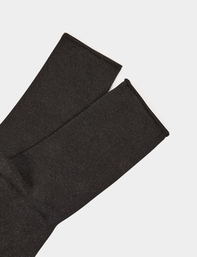 Lot 3 paires chaussettes noir femme