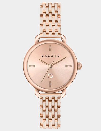 Montre classique rose femme