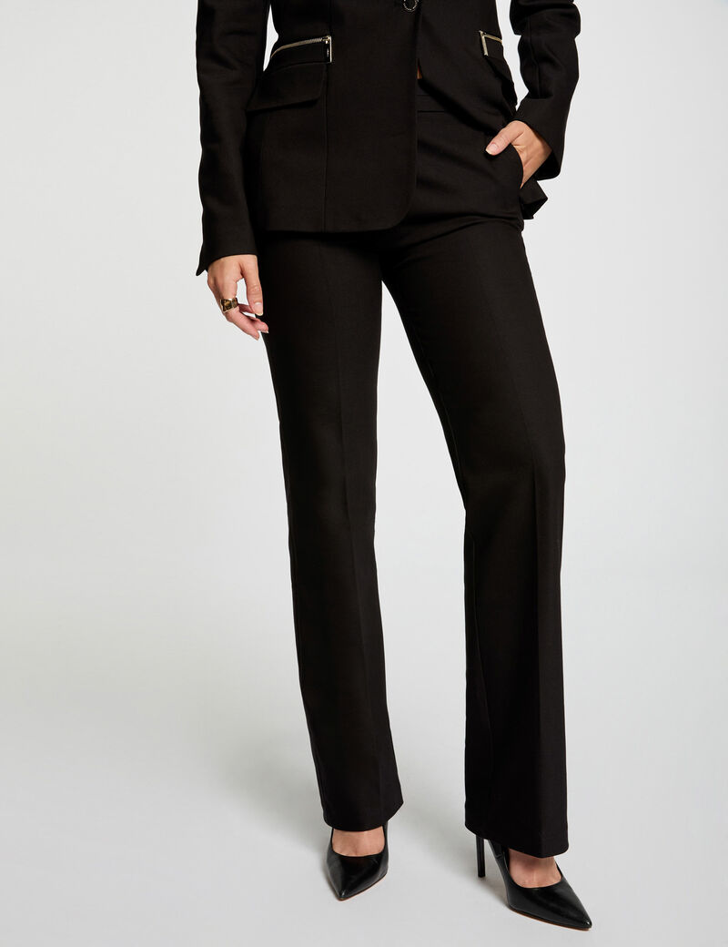 pantalon ajuste noir femme Pantalon ajusté noir femme