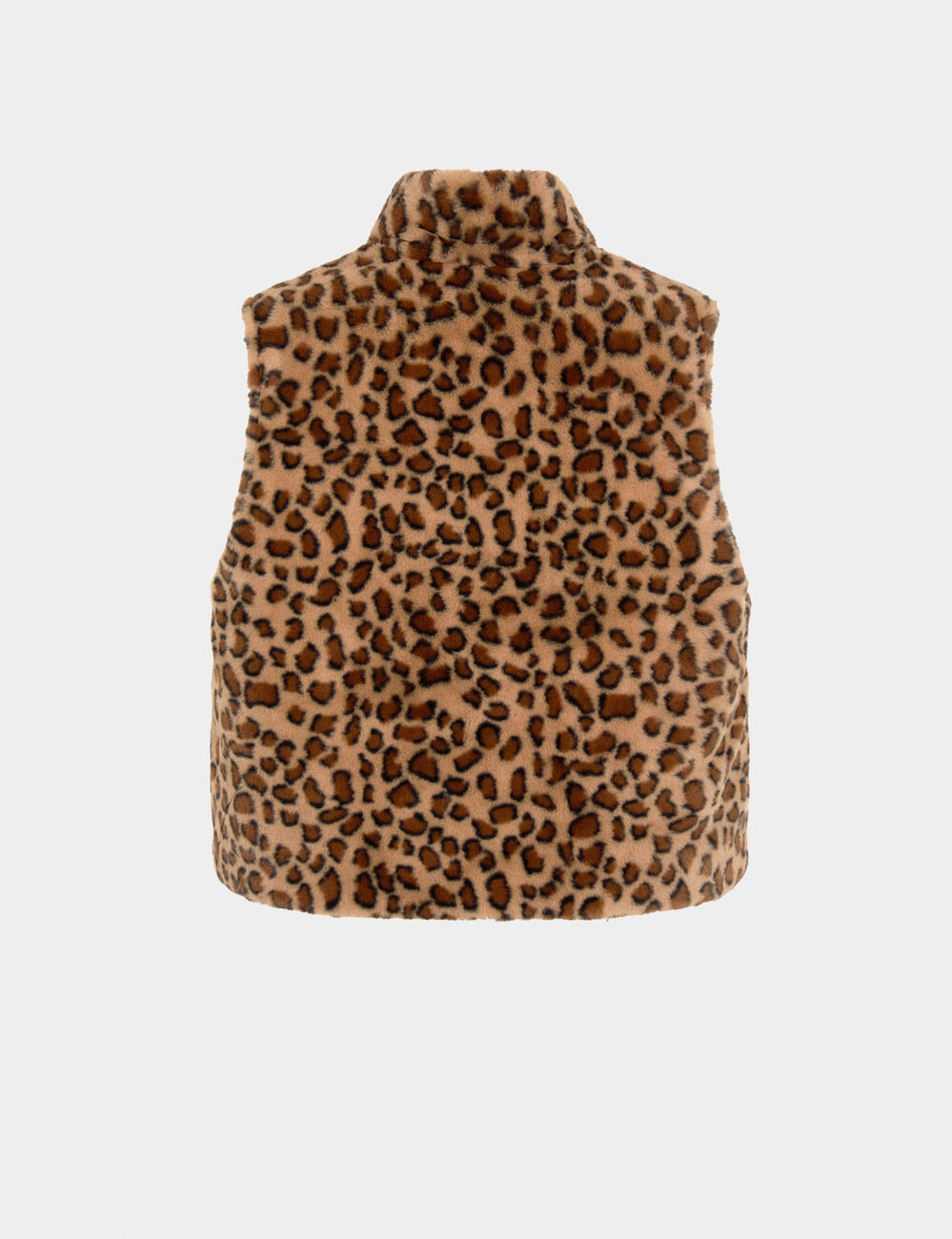 Veste fausse fourrure multicolore femme