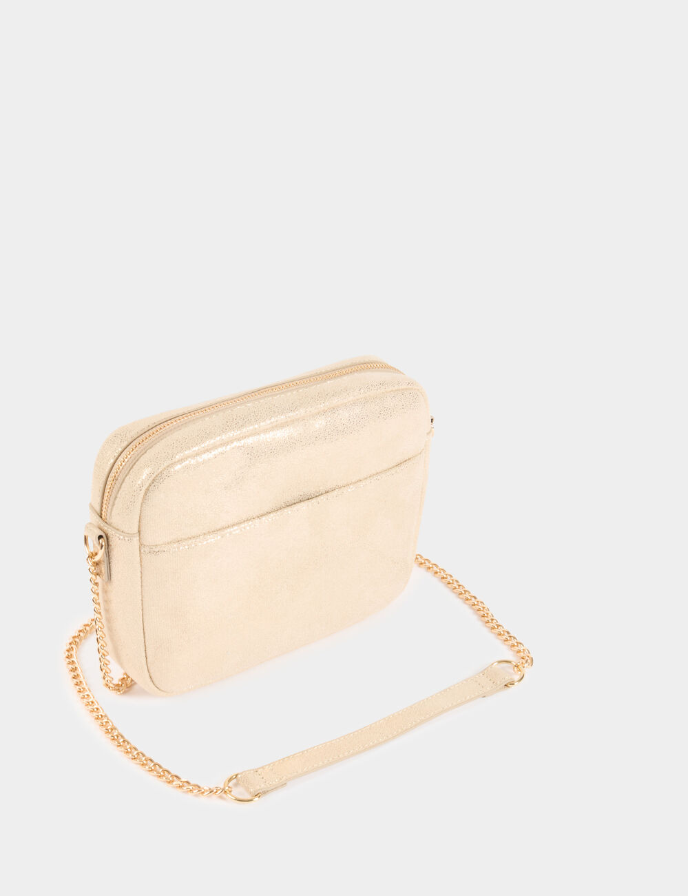 Gewatteerde tas goudgeel vrouw